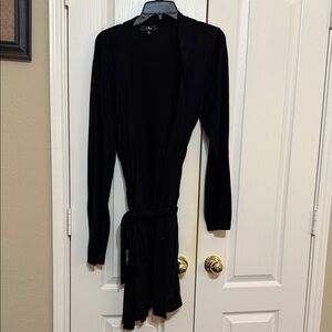 Lulu's Classic Black Knit Cardigan